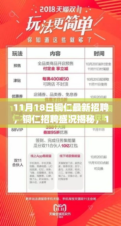 铜仁盛况揭秘，职场新篇章，11月18日最新招聘盛会