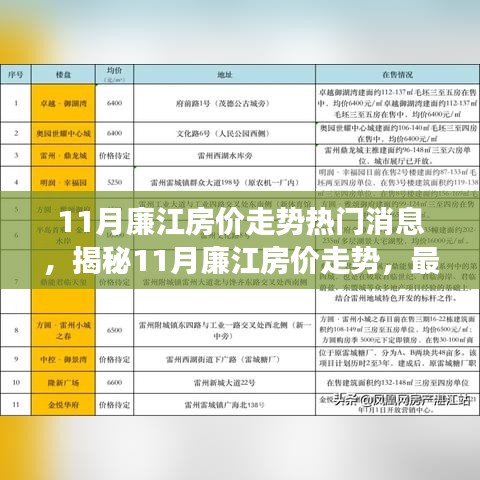 揭秘11月廉江房价走势，热门消息解读与最新动态分析