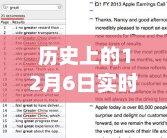 12月6日苹果作文软件的免费革命，励志故事与实时写作的里程碑