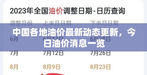 中国各地油价最新动态更新，今日油价消息一览