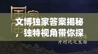 文博独家答案揭秘，独特视角带你探索知识宝藏