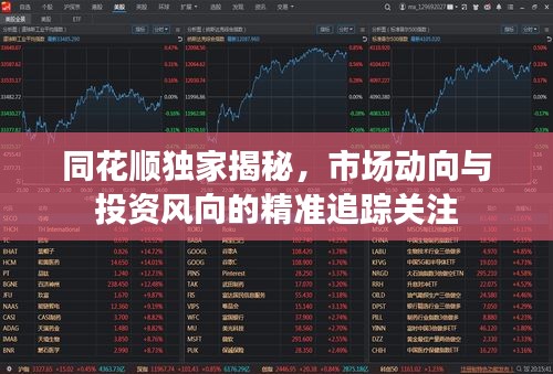 同花顺独家揭秘，市场动向与投资风向的精准追踪关注